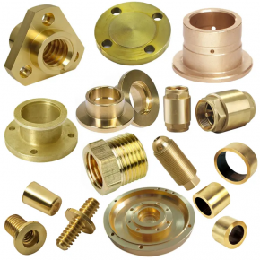 Brass Copper Bronze  Part 5 Axis Custom Precision CNC Turning Metal Parts