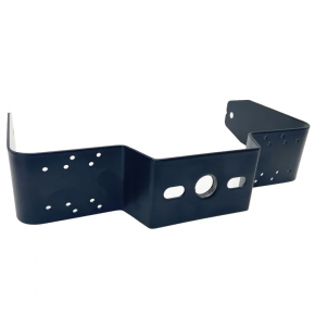 Custom Made Stamping Black Metal Beam Support Bracket