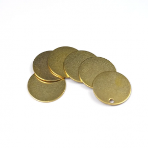 Metal Stamping Manufacturer Metal Brass Blank Tag 